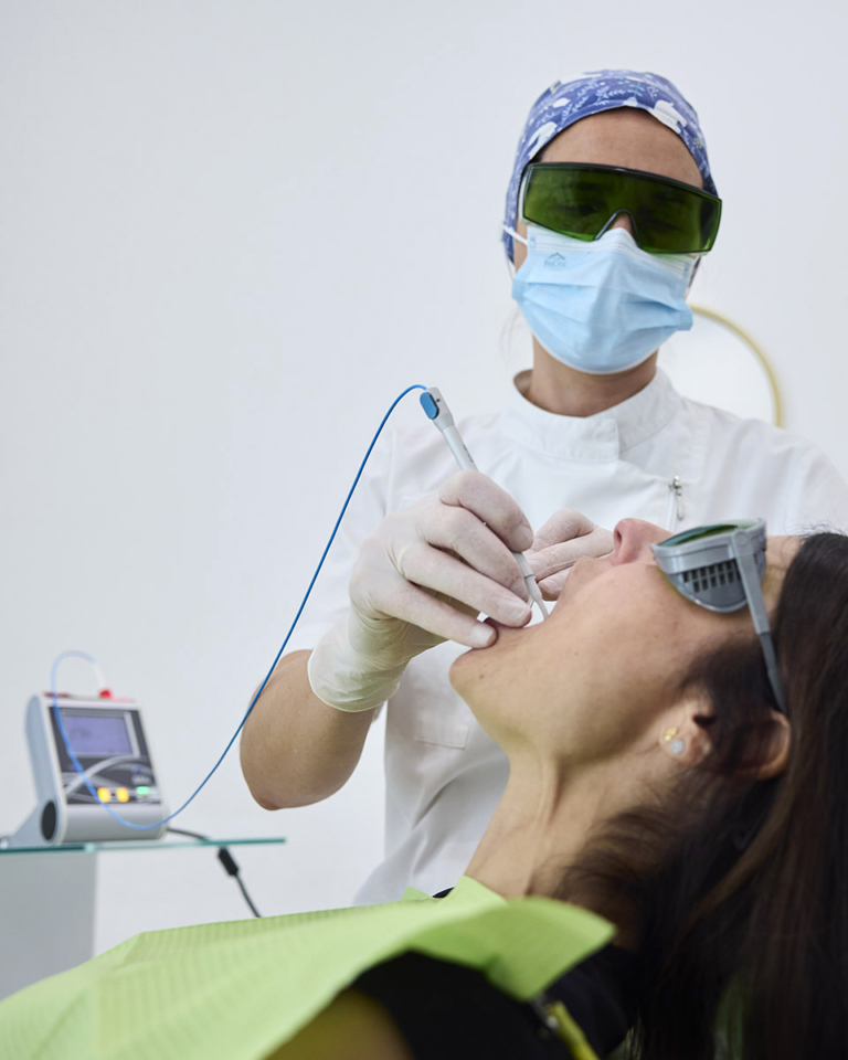 Trattamento con laser
