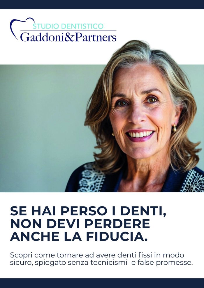 Copertina della guida Se hai perso i denti, non devi perdere anche la fiducia